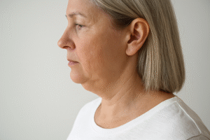 Perte de tonicité du muscle platysma : cause invisible du double menton