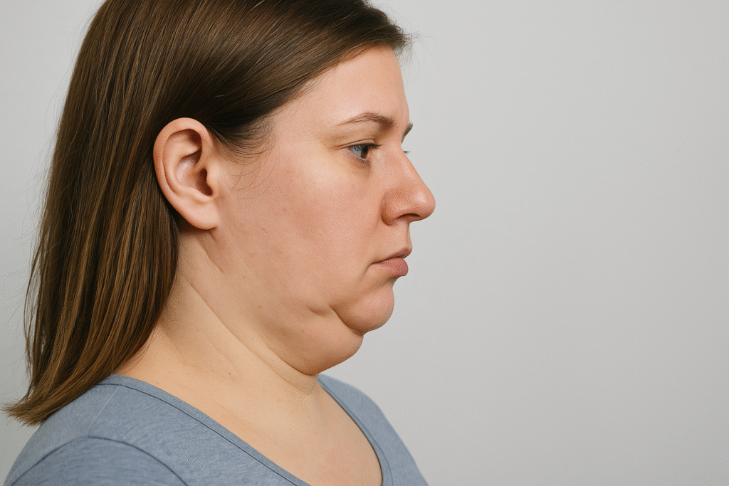 Plan médical complet pour éliminer un double menton selon ton profil 2 Illustration: Comprendre le double menton : causes et facteurs de risque